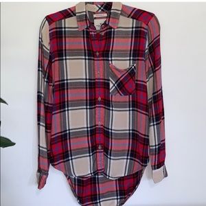 American Eagle Plaid Flannel Shirt. Boyfriend fit. Size S.